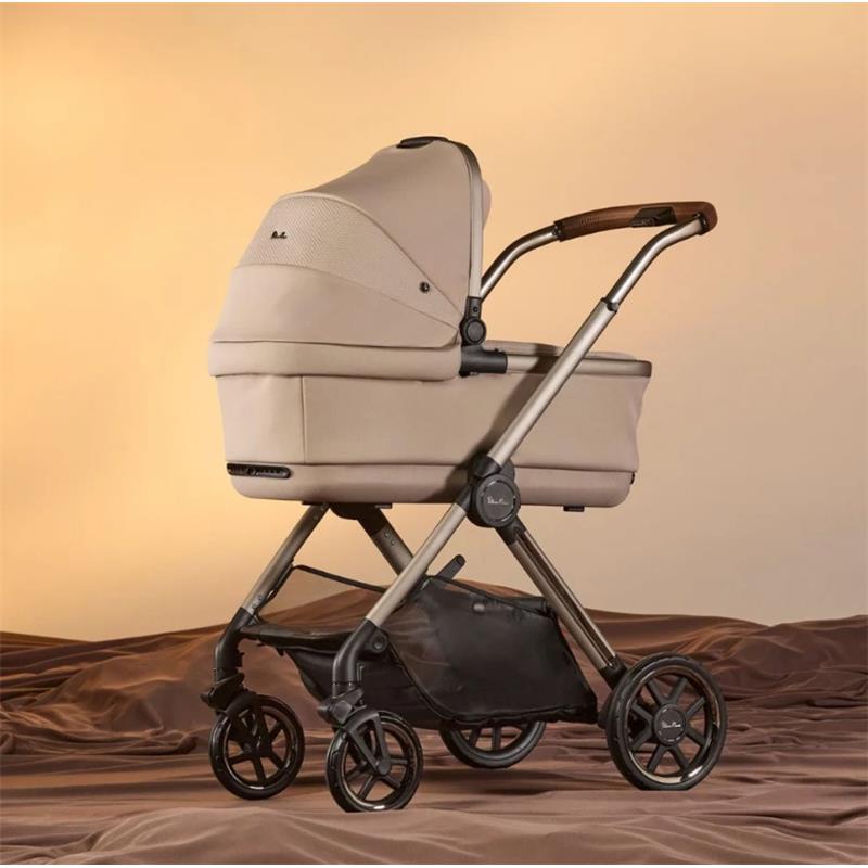 Silver Cross Reef First Bed Folding Bassinet, Frappe