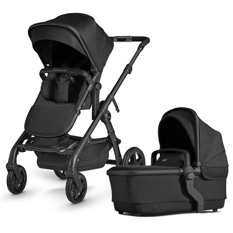 Silver Cross Wave Baby Stroller | Single to Double Stroller, Onyx Image 1