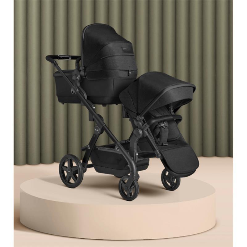 Silver Cross Wave Baby Stroller | Single to Double Stroller, Onyx Image 9