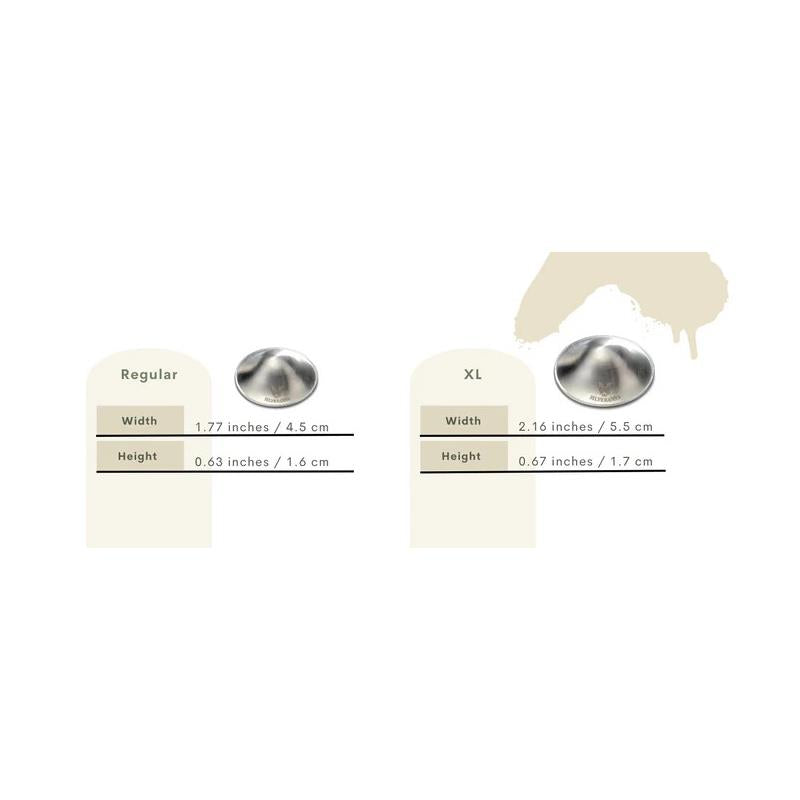 Silveranna® 925 Silver Nipple Shields - Xl (With Case) Image 2