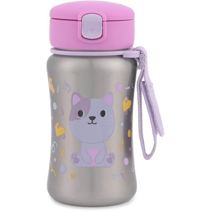 Skip Hop 12 oz Toddler Sippy Cup with Straw, Besties Squad Cat Image 2