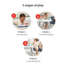 Skip Hop 2-in-1 Baby Activity Center with 20+ Developmental Activities Image 3
