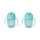 Skip Hop - 2 Pk Sip To Straw Cup, Teal Image 3