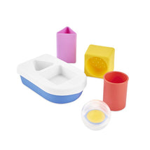 Skip Hop 6Pk Baby Bath Toy STEM Learning & Play Stacking Boat Set Image 1