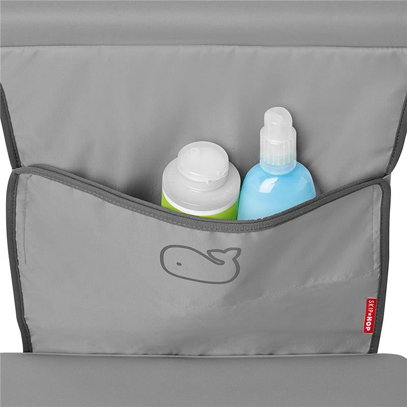 Skip Hop Baby Bath Moby All-In-One Elbow Saver & Kneeler, Grey Image 2