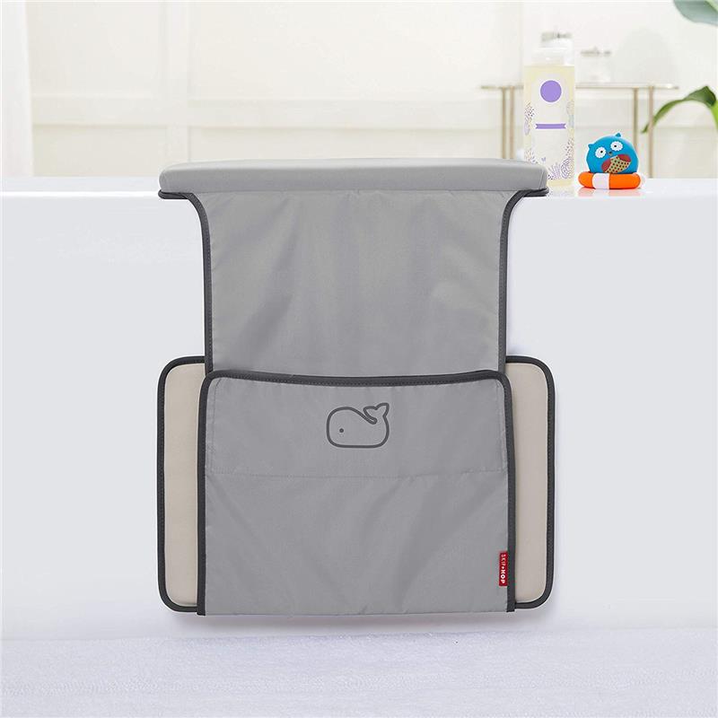 Skip Hop Baby Bath Moby All-In-One Elbow Saver & Kneeler, Grey Image 7
