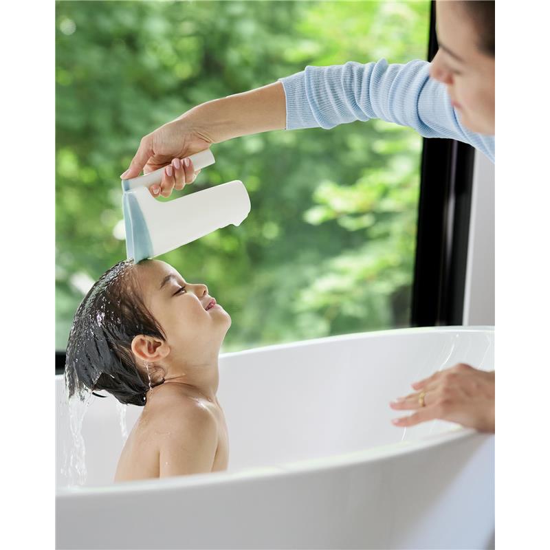 Skip Hop - Baby Bath Rinse Cup Wave Tear Free Waterfall Rinser White Image 2