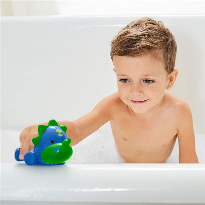 Skip Hop Baby Bath Toy Light-Up Dino, Green/Blue Image 11