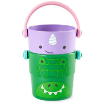 Skip Hop - Baby Bath Zoo Stack & Pour Buckets Toy Image 2