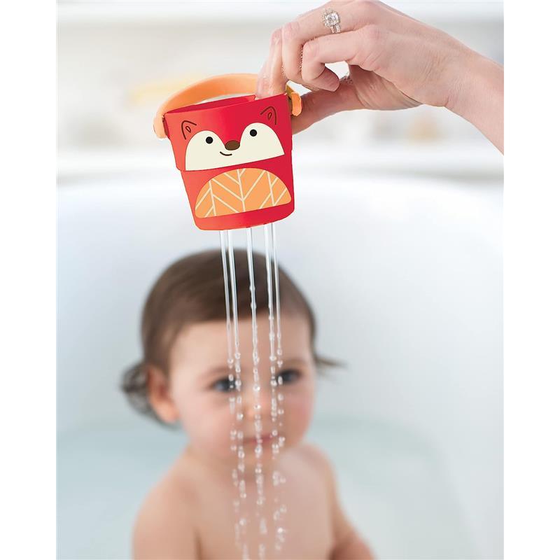 Skip Hop - Baby Bath Zoo Stack & Pour Buckets Toy Image 4