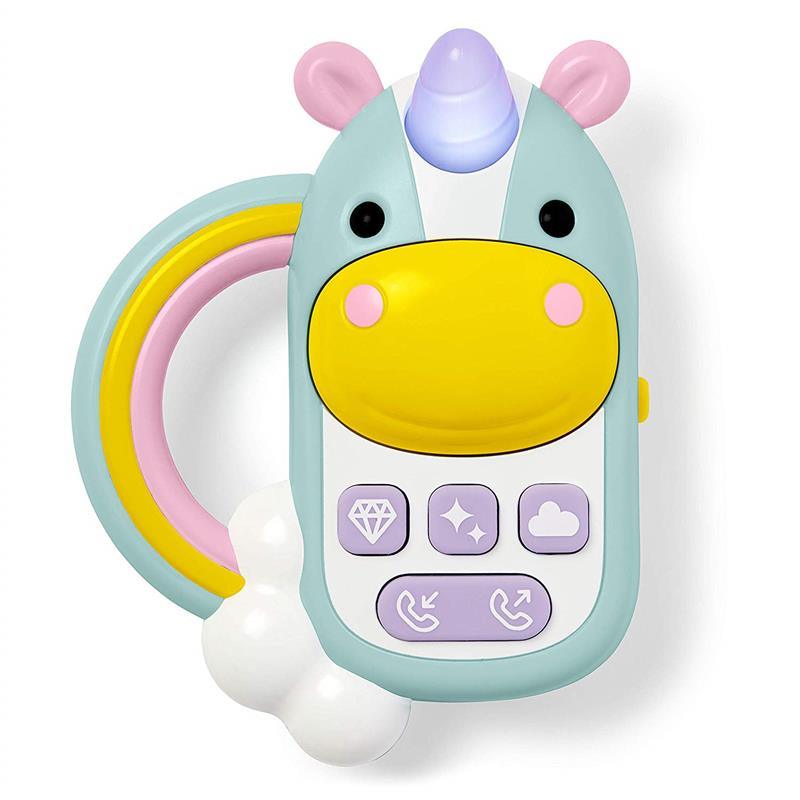 Skip Hop Baby Cell Phone Toy, Zoo Unicorn Image 1
