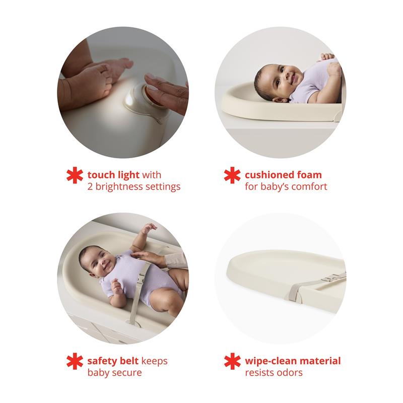 Skip Hop - Baby Changing Pad Nursery Style Light-Up Image 3