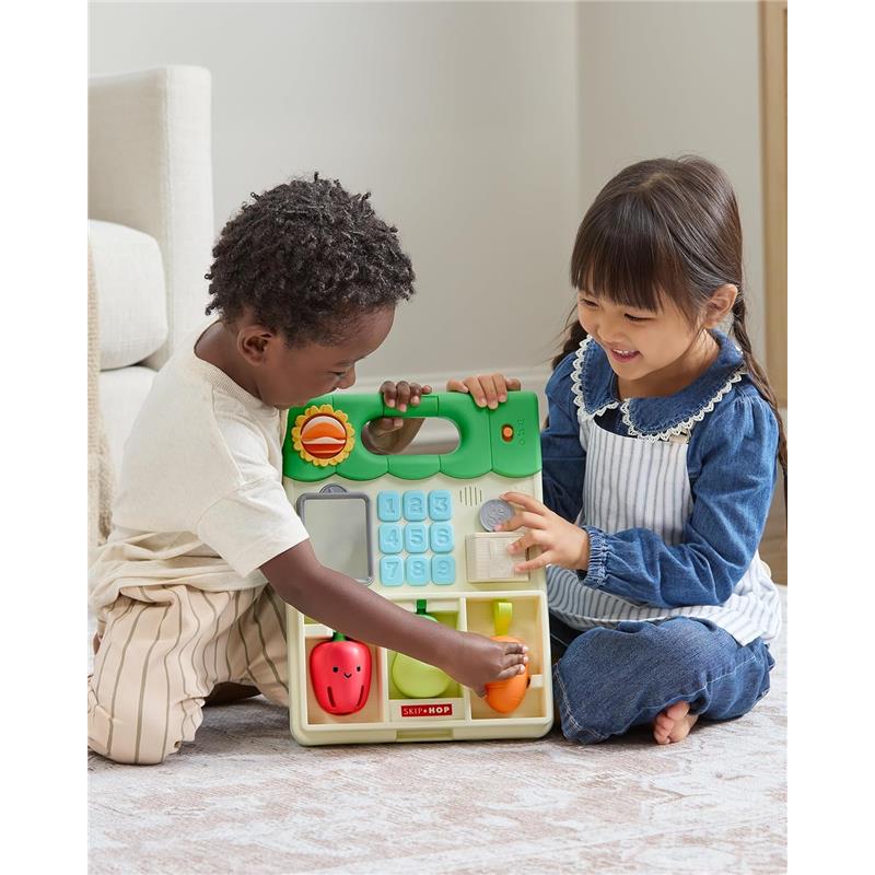 Skip Hop Baby Walker 5-in-1 Sit to Stand Convertible, Farmstand Image 2