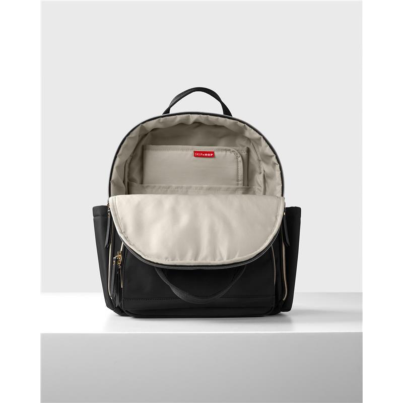 Skip Hop - Envi Luxe Backpack Diaper Bag, Black Image 5