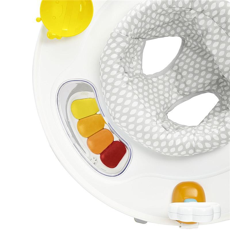 Skip Hop Explore and More Baby's View 3-Stage Activity Center, White Image 11