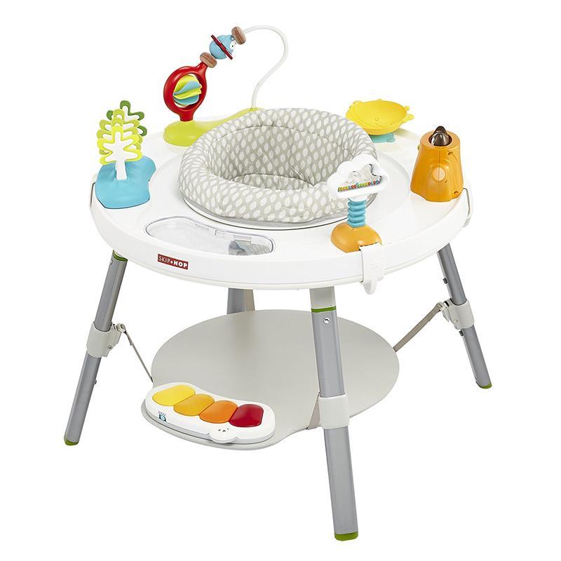 Skip Hop Explore and More Baby's View 3-Stage Activity Center, White Image 5