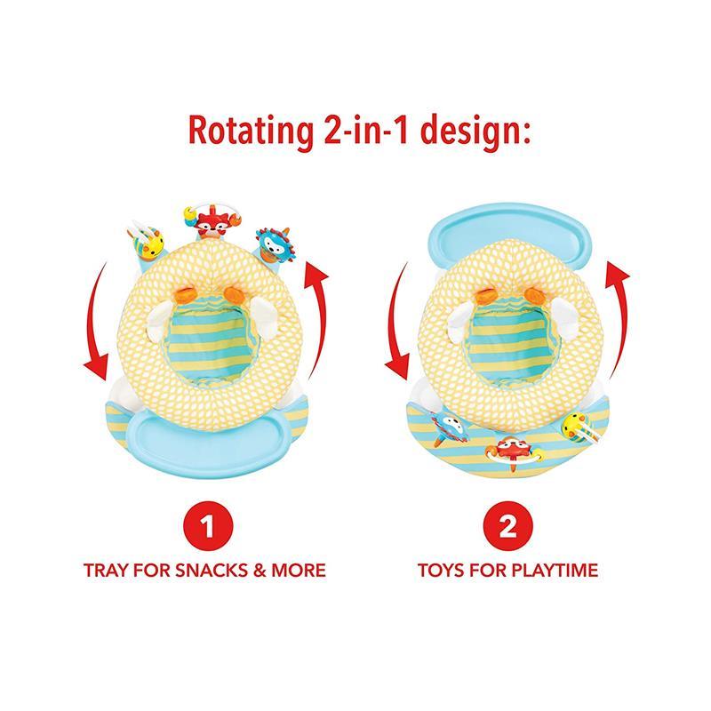 Skip Hop Explore & More 2-In-1 Activity Seat, Baby Chair: 2-in-1 Sit-Up Floor Seat & Infant Activity Seat Image 7