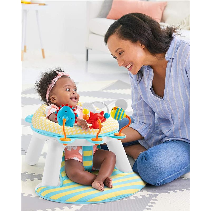 Skip Hop Explore & More 2-In-1 Activity Seat, Baby Chair: 2-in-1 Sit-Up Floor Seat & Infant Activity Seat Image 4