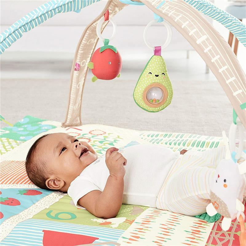 Skip Hop Farmstand Grow & Play Activity Gym, Colorful garden of fun fruits, veggies and more! Image 5