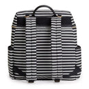 Skip Hop - Flatiron Diaper Backpack, Black And White Stripe Image 8
