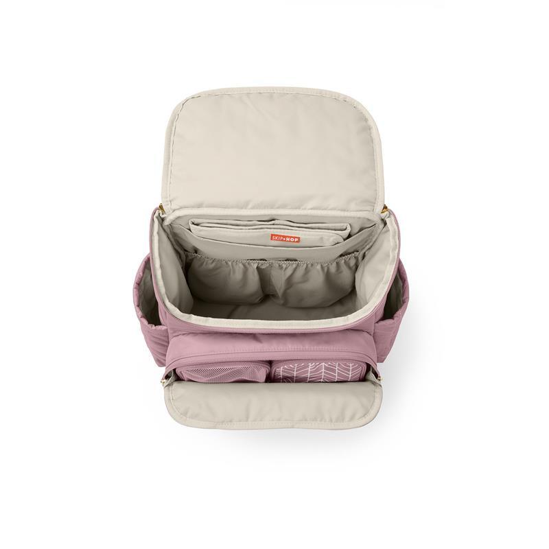 Skip Hop - Forma Diaper Backpack, Mauve Mist Image 7