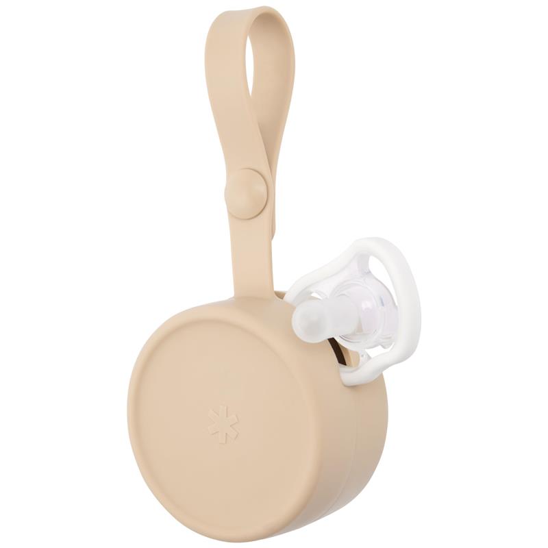Skip Hop - Grab & Go Silicone Pacifier Holder, Oat Image 2