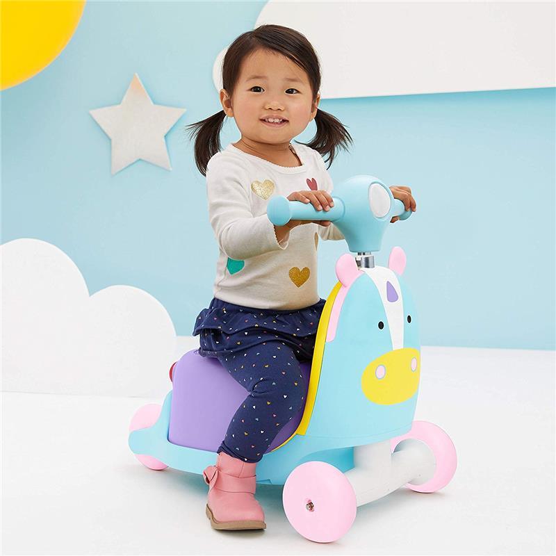 Skip Hop - Zoo 3-In-1 Ride-On Toy, Unicorn Image 10