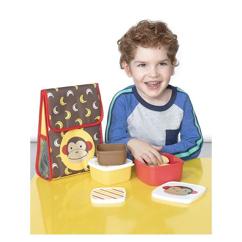Skip Hop Kids Snack Box Set,Monkey Image 6