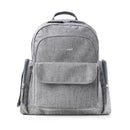 Skip Hop Luna Diaper Bag Backpack with Portable Changing Pad, Heather Grey Image 1