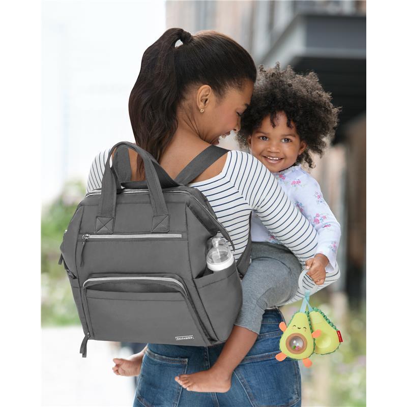Skip Hop - Mainframe Baby Diaper Bag Backpack, Charcoal Image 10