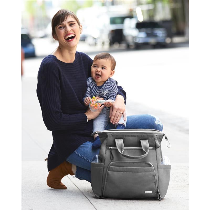 Skip Hop - Mainframe Baby Diaper Bag Backpack, Charcoal Image 7