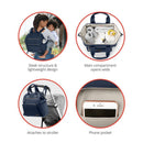 Skip Hop - Mainframe Baby Diaper Bag Backpack, Midnight Navy Image 3