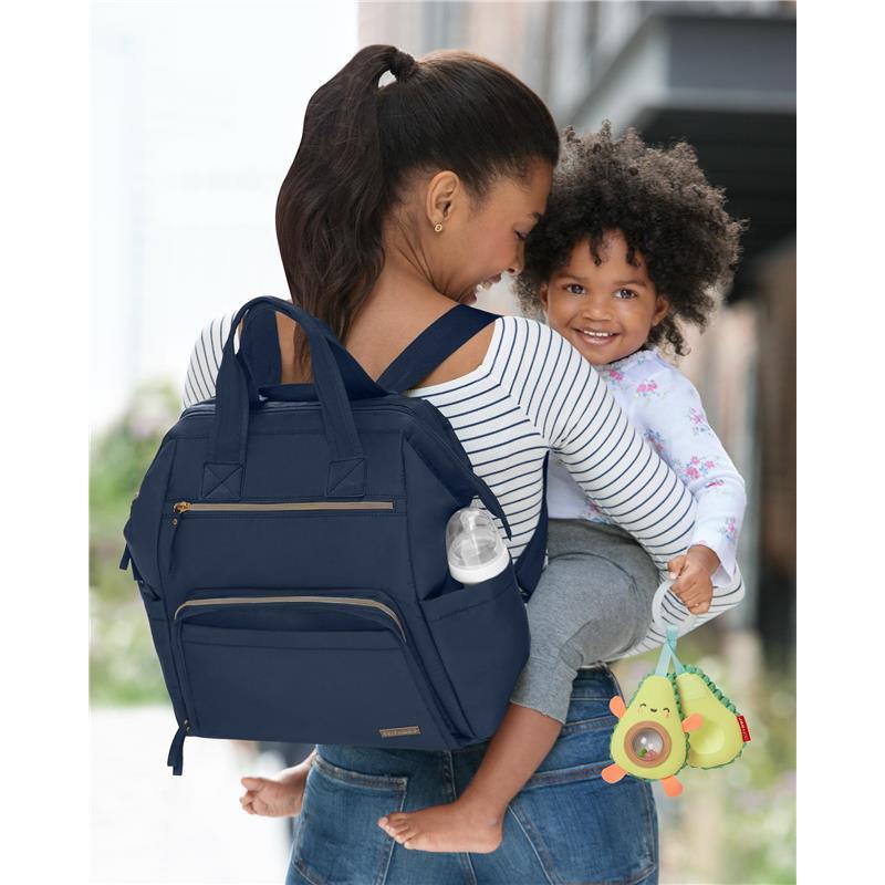 Skip Hop - Mainframe Baby Diaper Bag Backpack, Midnight Navy Image 5