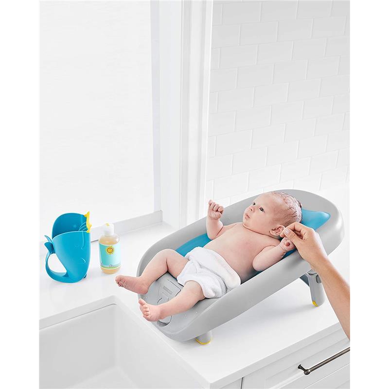 Skip Hop Moby Rinse & Recline Bather, Recline & Rinse Baby Bath Tub Image 6
