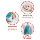 Skip Hop Moby Rinse & Recline Bather, Recline & Rinse Baby Bath Tub Image 2