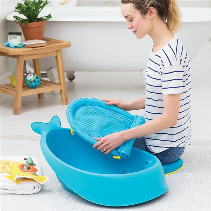 Qoo10 - Skip Hop Moby Smart Sling 3-Stage Bath Tub + Moby Non-slip Bath Mat  (B : Baby & Maternity