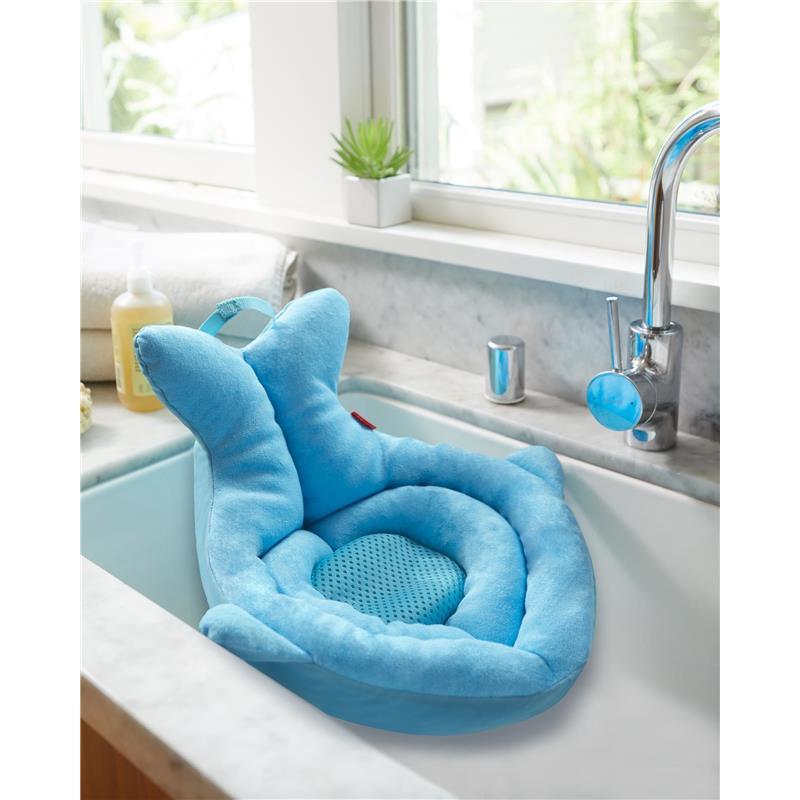 Skip Hop Moby SoftSpot Sink Bather, Blue Image 7
