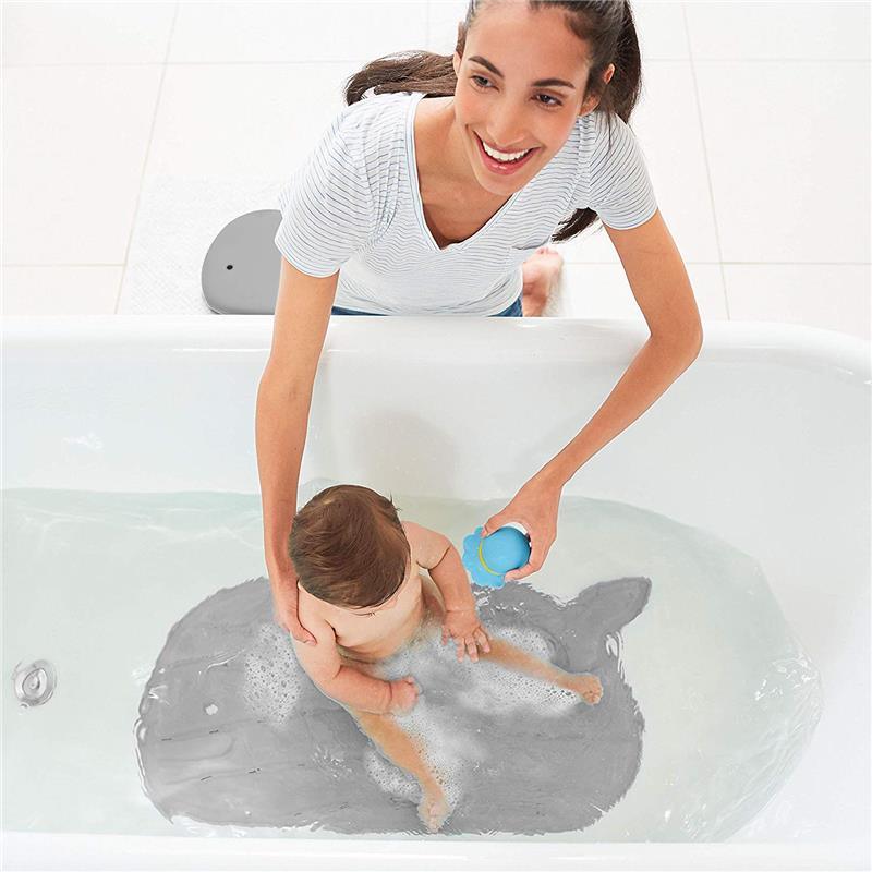 Skip Hop - Non Slip Grey Moby Bath Mat Image 6