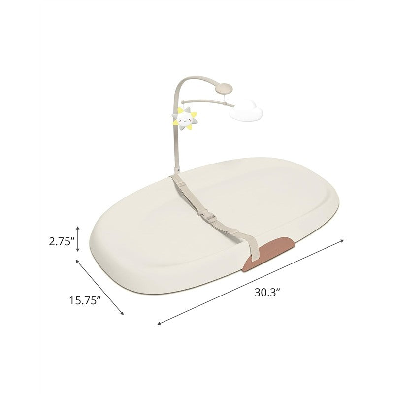 Skip Hop Nursery Style Wipe-Clean Changing Pad - Oat Image 6