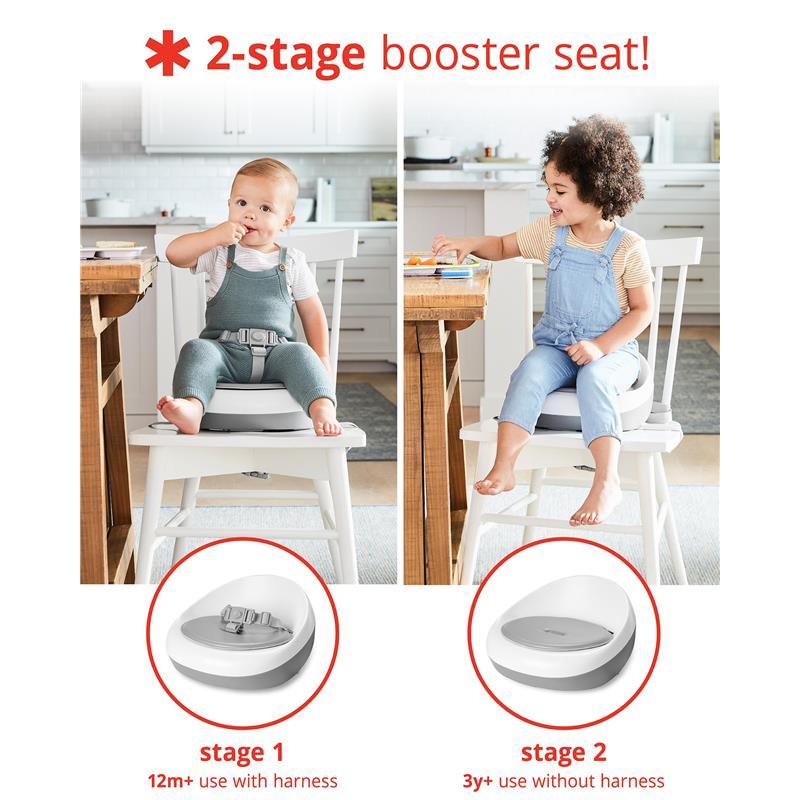 Skip Hop - Sleek Seat Booster, Grey/White Image 7