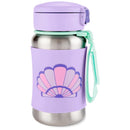 Skip Hop - Spark Style Stainless Steel Straw Bottle Seashell Image 1