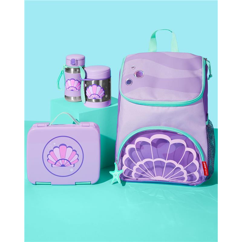 Skip Hop - Spark Style Stainless Steel Straw Bottle Seashell Image 5