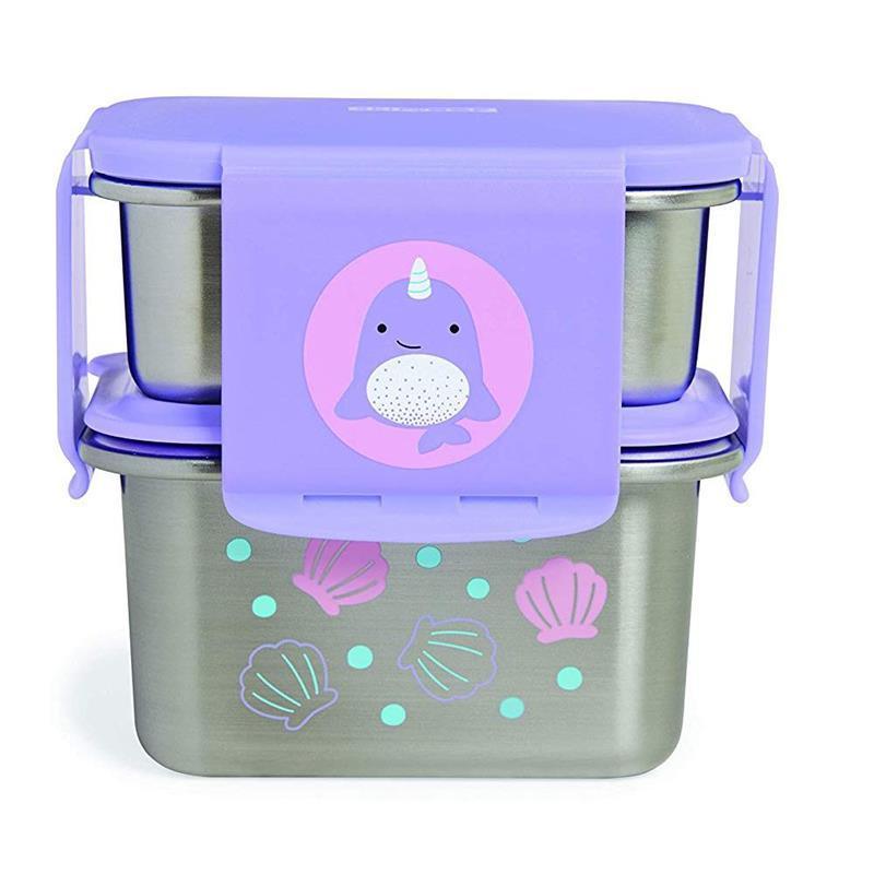 Skip Hop - Stainless Steel Lunch Kit, Narwhal Image 1