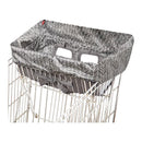 Skip Hop Take Cover Shopping Cart Cover, Grey Feather Image 3
