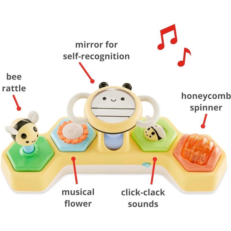 Skip Hop Tummy Time & Seated Play Cause & Effect Developmental Baby Toy Image 4