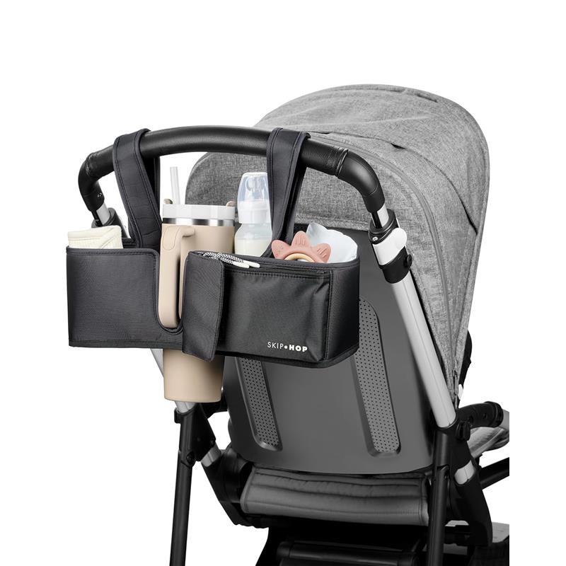Skip Hop Ultimate Stroller Organizer Universal Fit, Ultimate Black Image 5