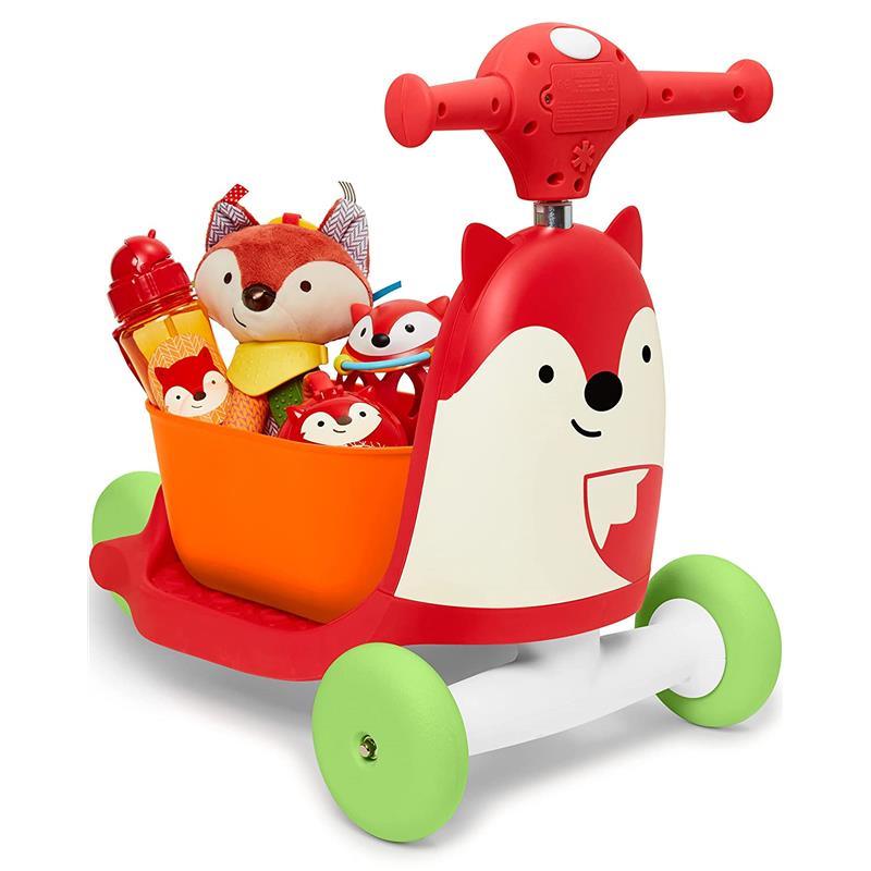 Skip Hop - Zoo 3-In-1 Ride-On Toy, Fox Image 6
