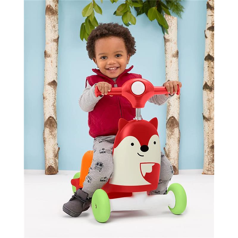 Skip Hop - Zoo 3-In-1 Ride-On Toy, Fox Image 2