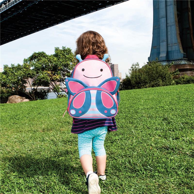Skip Hop - Zoo Little Kid Backpack, Butterfly Image 4