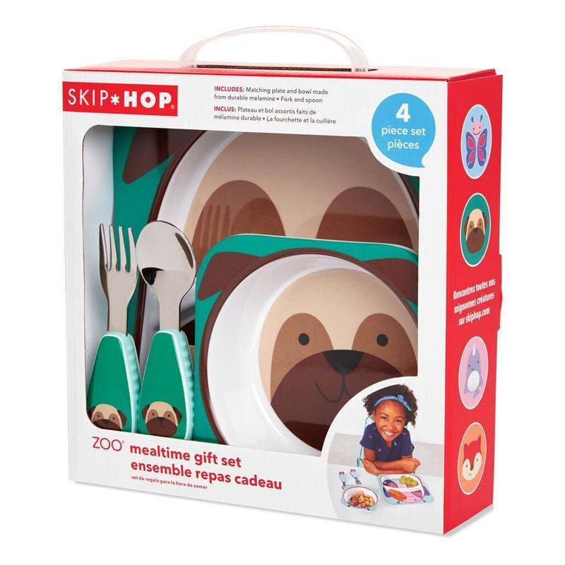 Skip Hop Zoo Mealtime Gift Set, Pug Image 2